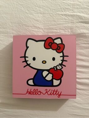 Hello Kitty Pink Wall Decor w/ Apple